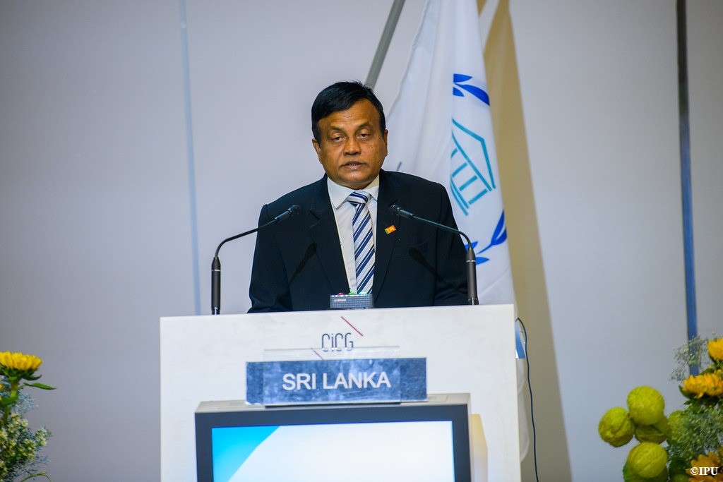 Hon. Sunil Watagala, Deputy Minister of Public Security and Parliamentary Affairs and the Leader of the Parliamentarian Delegation addressed the General Debate of the 151st Assembly of the IPU on 21 October 2025, in Geneva picture 1